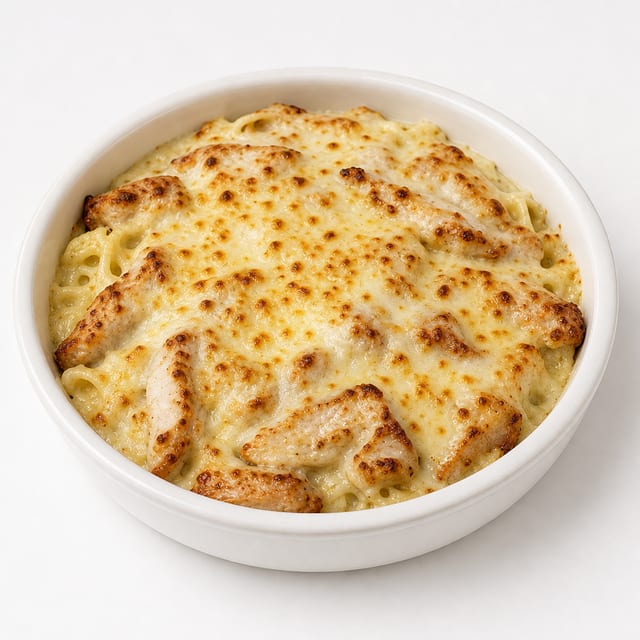 CHICKEN FETTUCCINI ALFREDO DINNER.