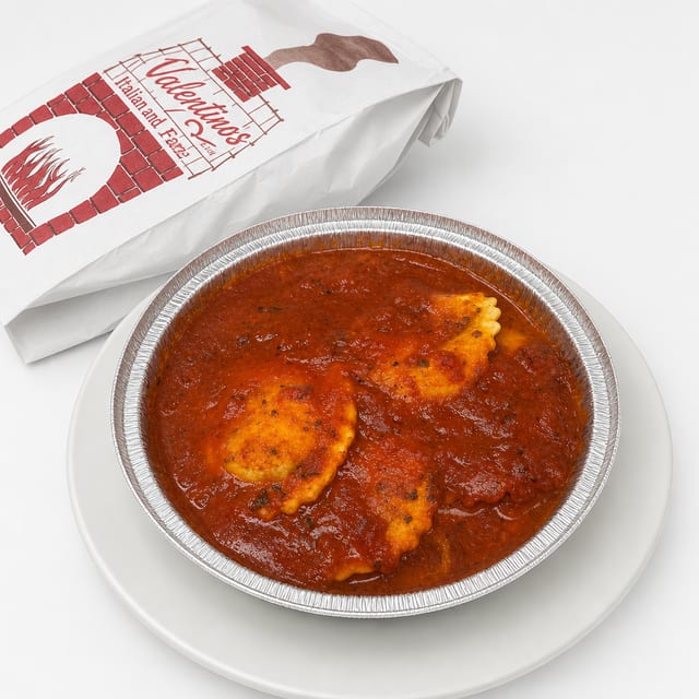 MEAT RAVIOLI DINNER.
