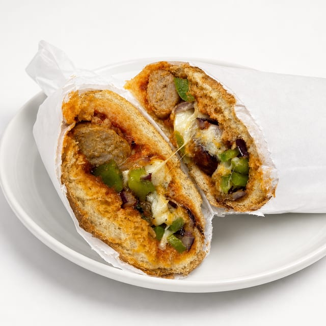 ITALIAN SAUSAGE SUBMARINE.