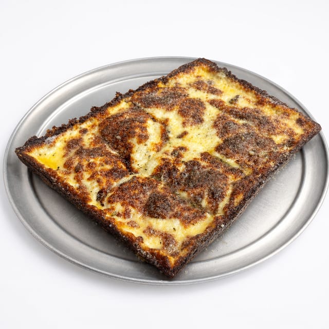 DETROIT STYLE CHEESEBREAD.