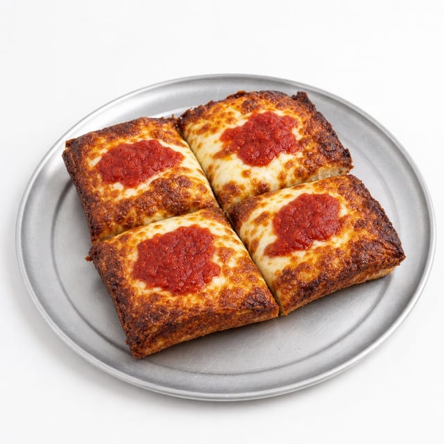 DETROIT STYLE 4 CORNER PIZZA.