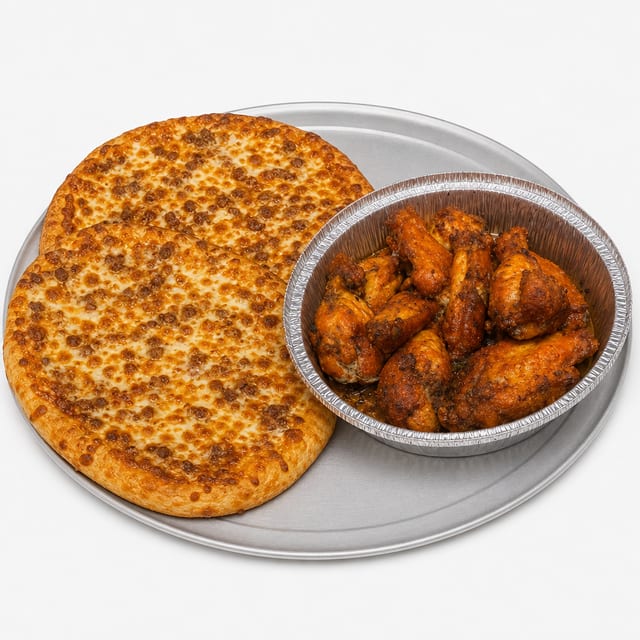 2 Large 3 topping & 10pc Wing COMBO.