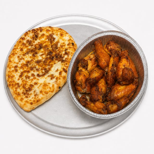 ONE Pizza & Wing Combo.