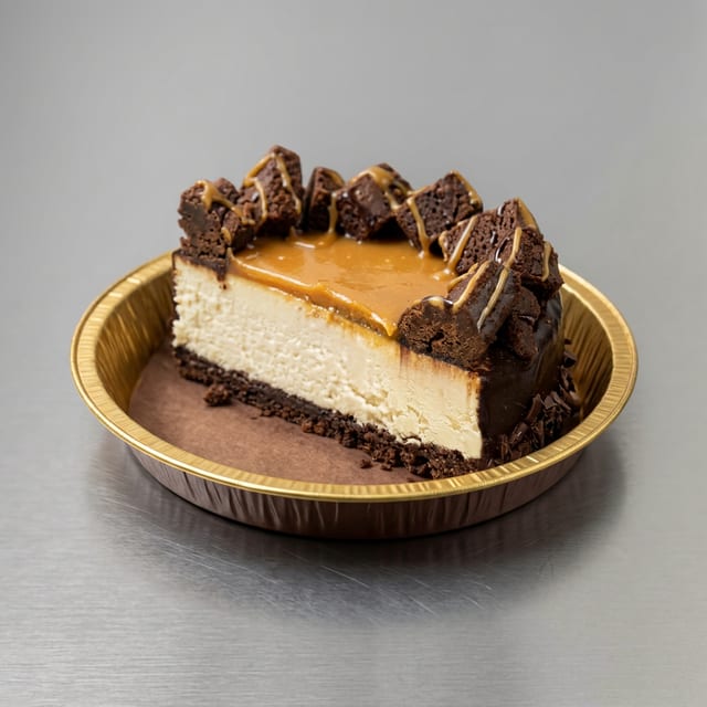 BROWNIE CHEESECAKE.