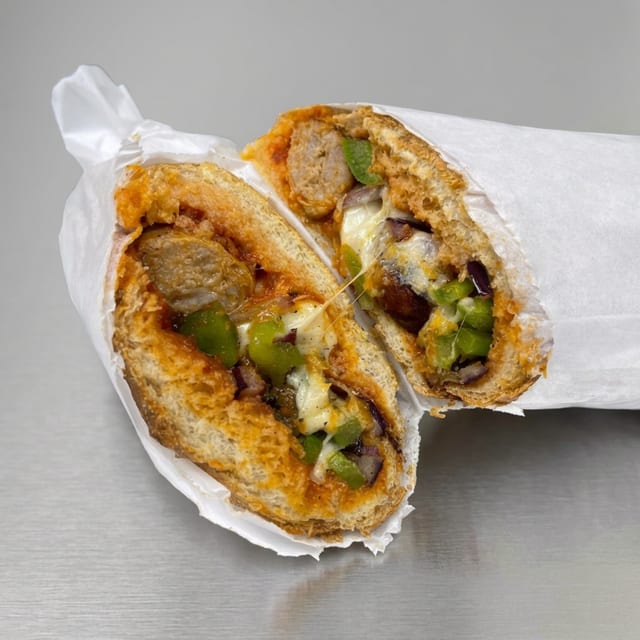 ITALIAN SAUSAGE SUBMARINE.